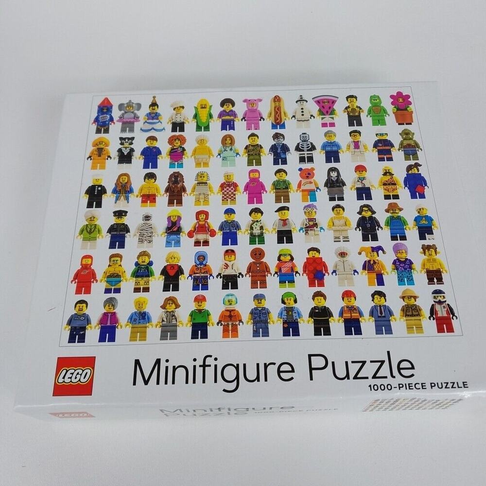 Lego LEGO Minifigure Puzzle (1000 piece) 25in.Wx20in.H‎ Chronicle Books